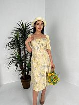 Платье Arina 8039 yellow - делук