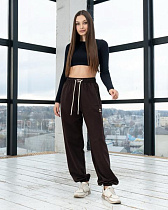 Штаны Спорт Azna Б28 brown - делук