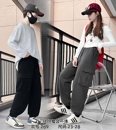 Штаны Спорт Farbique 269 grey - делук