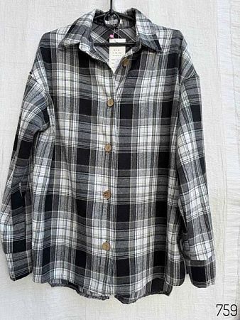 Рубашка Loren 759-2 black - делук