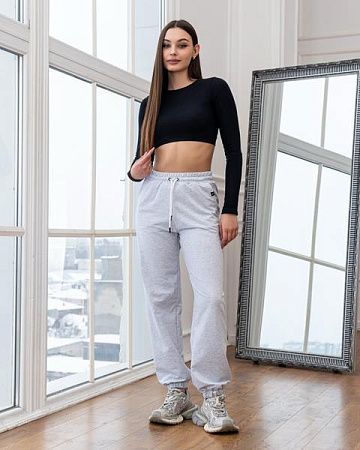 Штаны Спорт Azna Б88 grey - делук