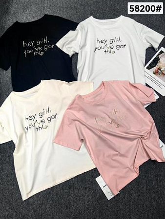 Футболка Prenses 58200 black - делук