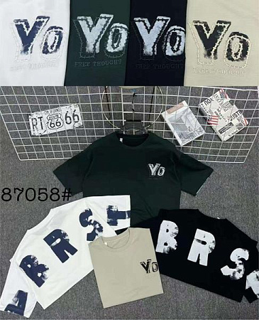 Футболка Lina 87058 white - делук