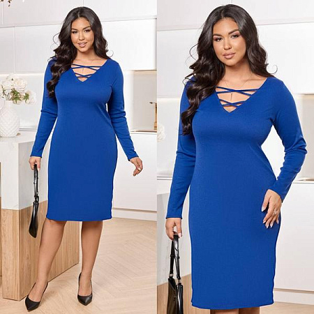 Платье Modnulya 7841-1 blue - делук