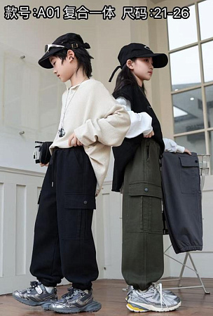 Штаны Спорт Farbique A01 khaki - делук
