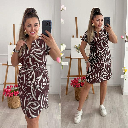 Платье Sofi Cor 201 d.brown - делук