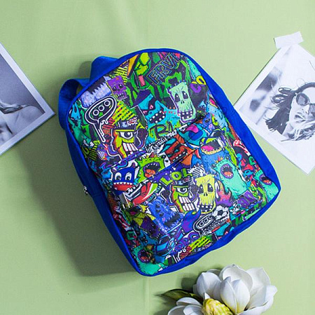 Рюкзак Luna-Bag 8826 navy-l.blue - делук