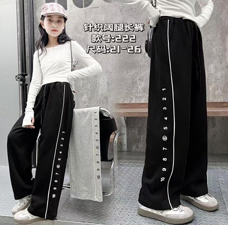 Штаны Спорт Farbique 222 black - делук