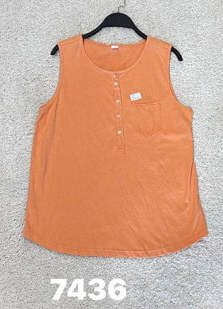 Майка Divo 7436 orange - делук