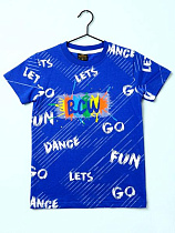 Футболка Dino DN356 blue - делук