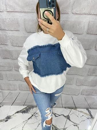 Свитер Karon 5548 white - делук