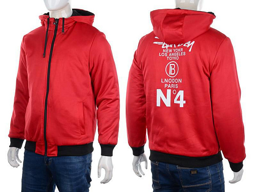 Куртка M7 9984 red-black - делук