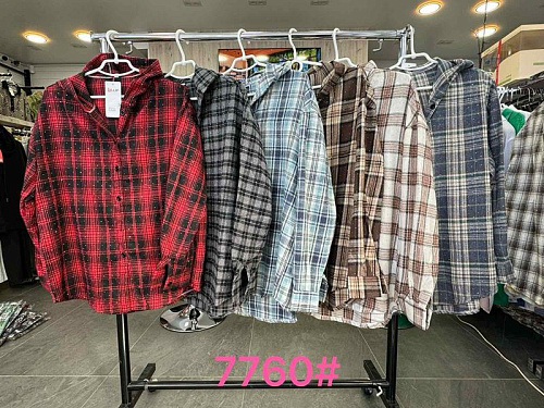 Рубашка Jjf 7760-3 d.grey - делук