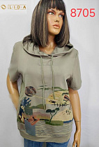 Футболка Lida 8705 khaki - делук