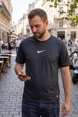 Футболка Delviago DL788 black - делук