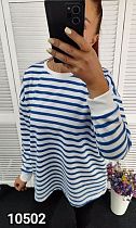 Свитер Mmc Clothes 10502 white-blue - делук