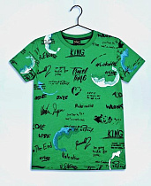 Футболка Dino DN385 green - делук