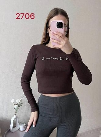 Свитер Fsn 2706 brown - делук