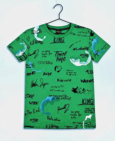 Футболка Dino DN385 green - делук