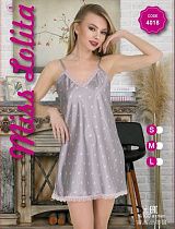 Ночнушка Romeo Life 4018 grey - делук