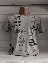 Футболка Panda 1808 grey - делук