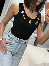 Боди Comod 201-1 black - делук