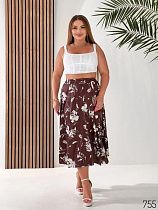 Юбка Loren 755 brown - делук