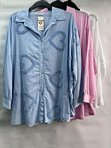 Рубашка Emsweekis E1527 pink - делук