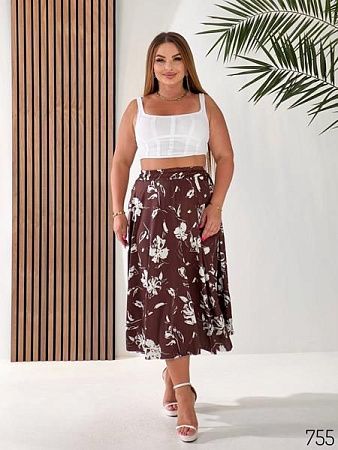 Юбка Loren 755 brown - делук