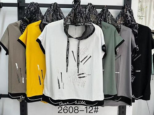 Футболка Even&Efair 2608-12 mix - делук