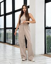 Штаны Спорт Azna Б12 beige - делук