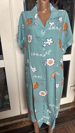 Платье Saimeiqi 2119 l.blue - делук