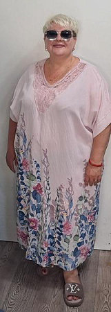 Платье Romeo Life RL1144 pink - делук