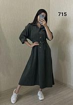 Платье Fsn 715-1 green - делук
