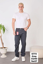 Джинсы Bromley 6772 grey - делук