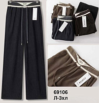 Штаны Спорт Minh 69106 black - делук
