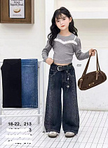 Джинсы Fashion Kids 213 black - делук