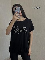 Футболка Fsn 2736 black - делук