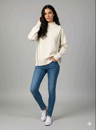 Свитер Little Secret 0563 l.beige - делук