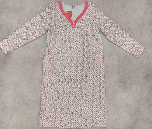 Ночнушка Samo 484 white-coral - делук