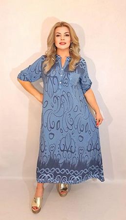 Платье Romeo Life 1122 blue - делук