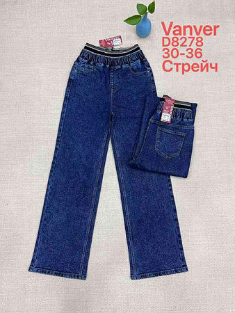 Джинсы Vanver D8278 navy - делук