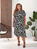 Платье Romeo Life 851 black-white - делук