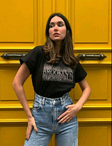 Футболка Liza Brend 1116-4 black - делук