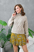 Худи Karon 3027 beige - делук