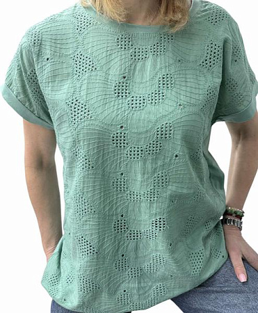 Футболка Elena&Vika 26005 mint - делук