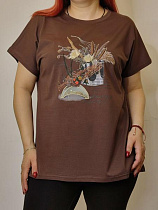 Футболка Kosta KS76 brown - делук