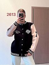 Куртка Fsn 2613 black-beige - делук
