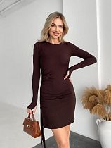 Платье Arina 5141 brown - делук