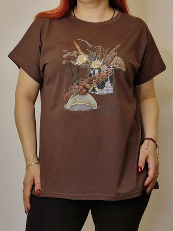 Футболка Kosta KS76 brown - делук